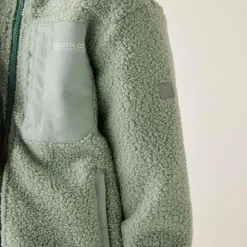 Kids' Frankie Warm Full Zip Fleece | Green Haze
