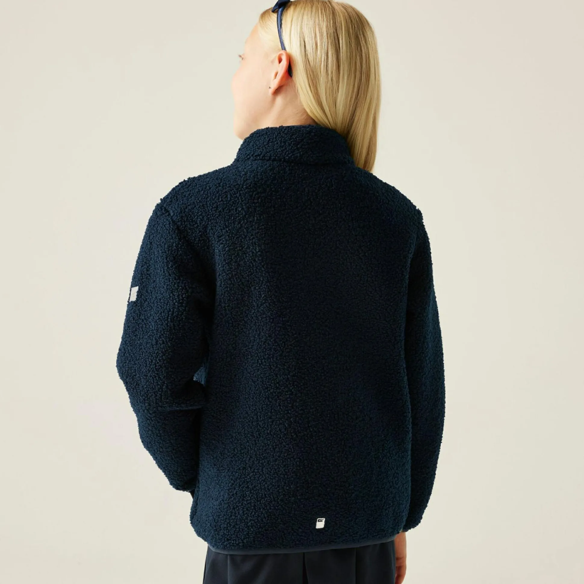 Kids' Frankie Warm Full Zip Fleece | Navy Blue