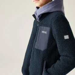 Kids' Frankie Warm Full Zip Fleece | Navy Blue