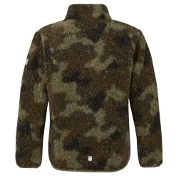 Kids' Frankie Warm Full Zip Fleece | Olive Camo Print