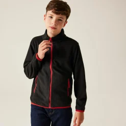 Kids' Full Zip Micro Fleece | Black