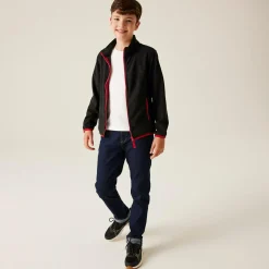 Kids' Full Zip Micro Fleece | Black
