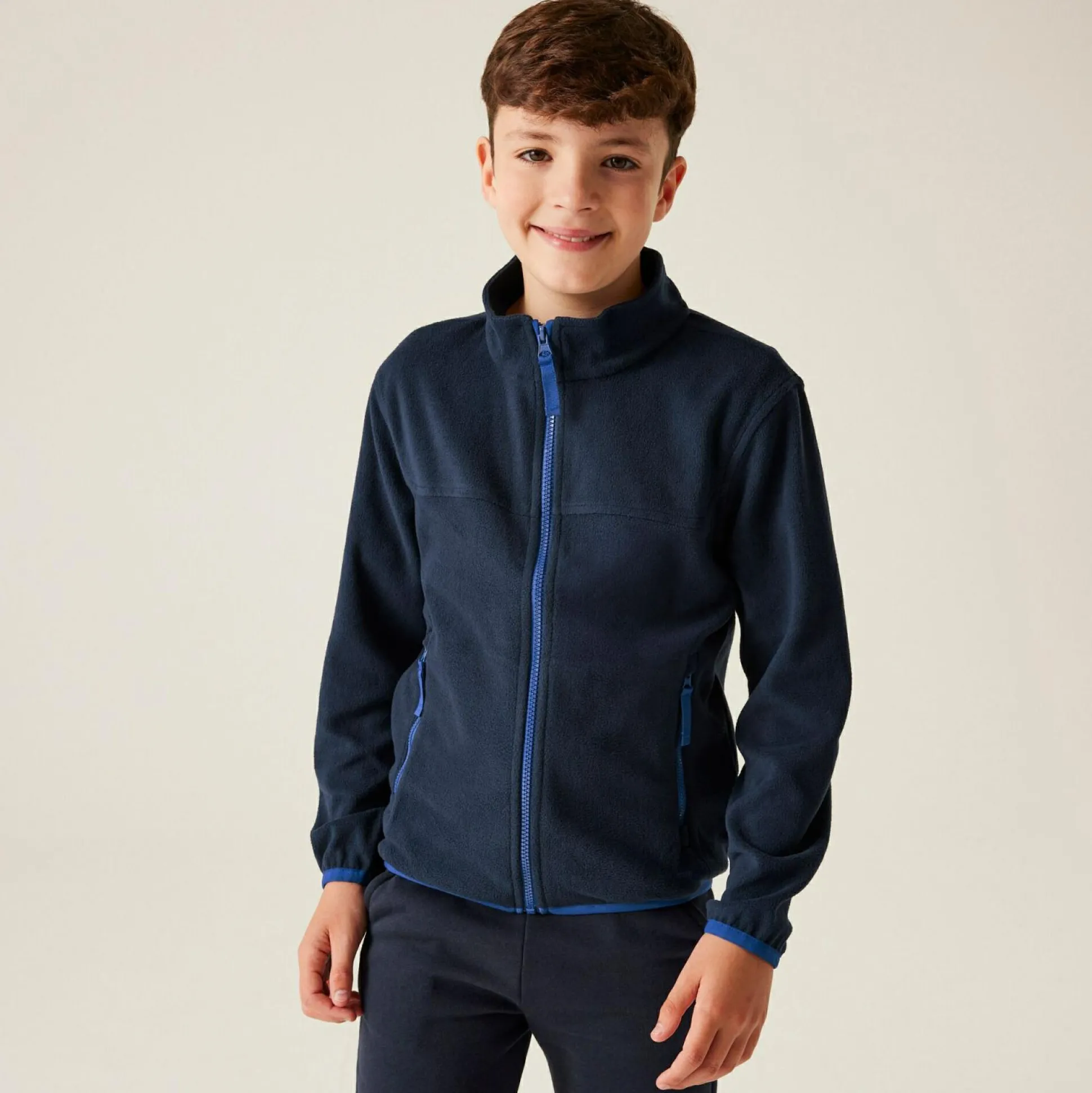 Kids' Full Zip Micro Fleece | Navy