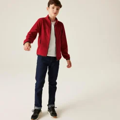 Kids' Full Zip Micro Fleece | Classic Red