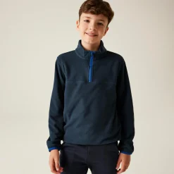 Kids' Half Zip Micro Fleece | Navy