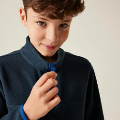 Kids' Half Zip Micro Fleece | Navy