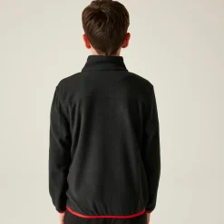 Kids' Half Zip Micro Fleece | Black