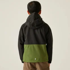 Kids' Hanleigh II Waterpoof Jacket | Black Nephrite Green Grenoble Green