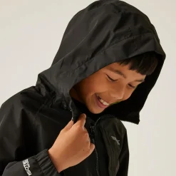 Kids' Hanleigh II Waterpoof Jacket | Black Nephrite Green Grenoble Green