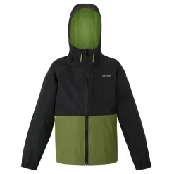 Kids' Hanleigh II Waterpoof Jacket | Black Nephrite Green Grenoble Green