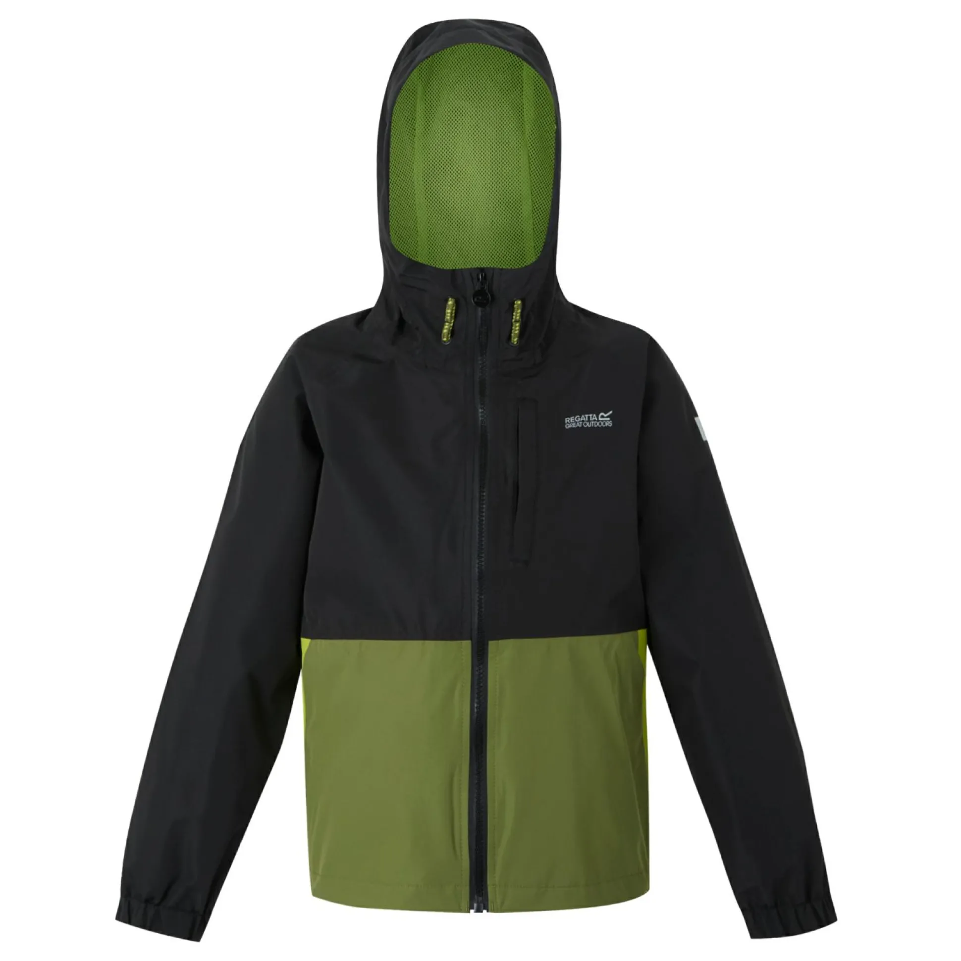 Kids' Hanleigh II Waterpoof Jacket | Black Nephrite Green Grenoble Green