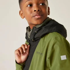 Kids' Hanleigh Waterproof Jacket | Nephrite Green Black