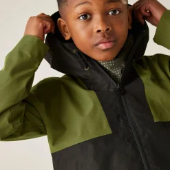 Kids' Hanleigh Waterproof Jacket | Nephrite Green Black