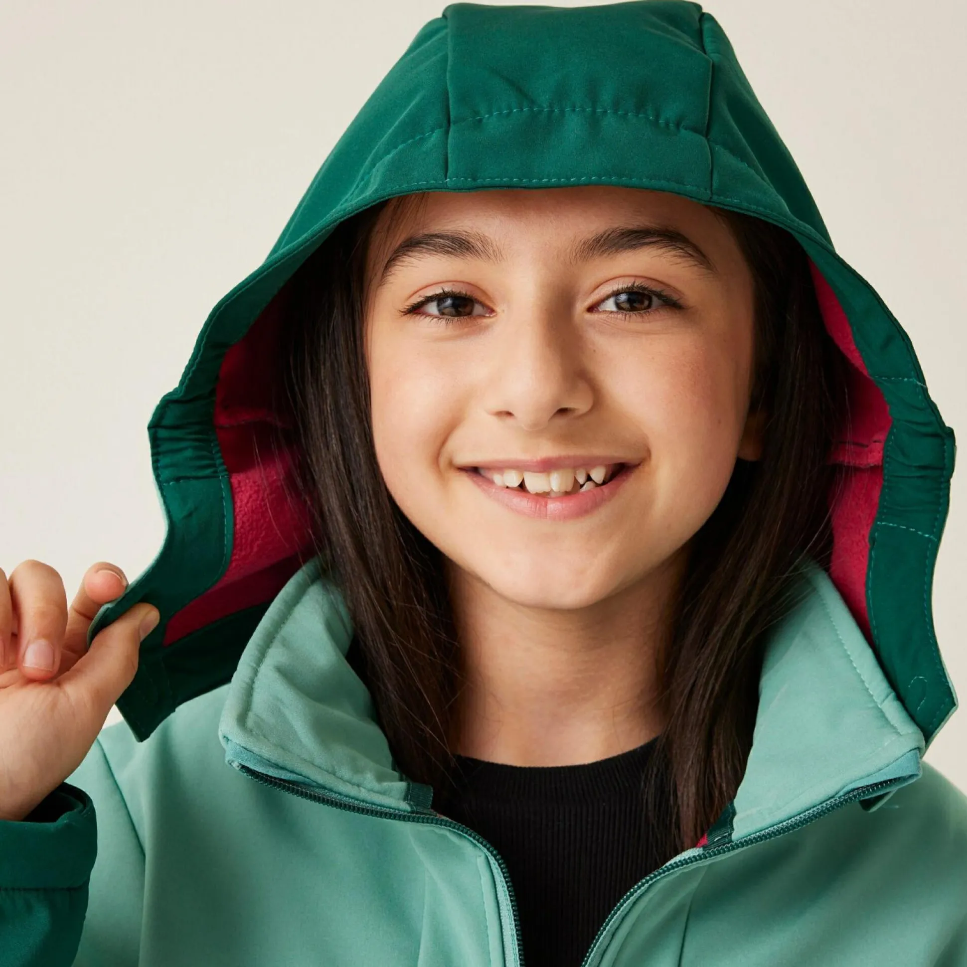 Kids' Haydenbury II Softshell Jacket | Dusty Green Rain Forest Green