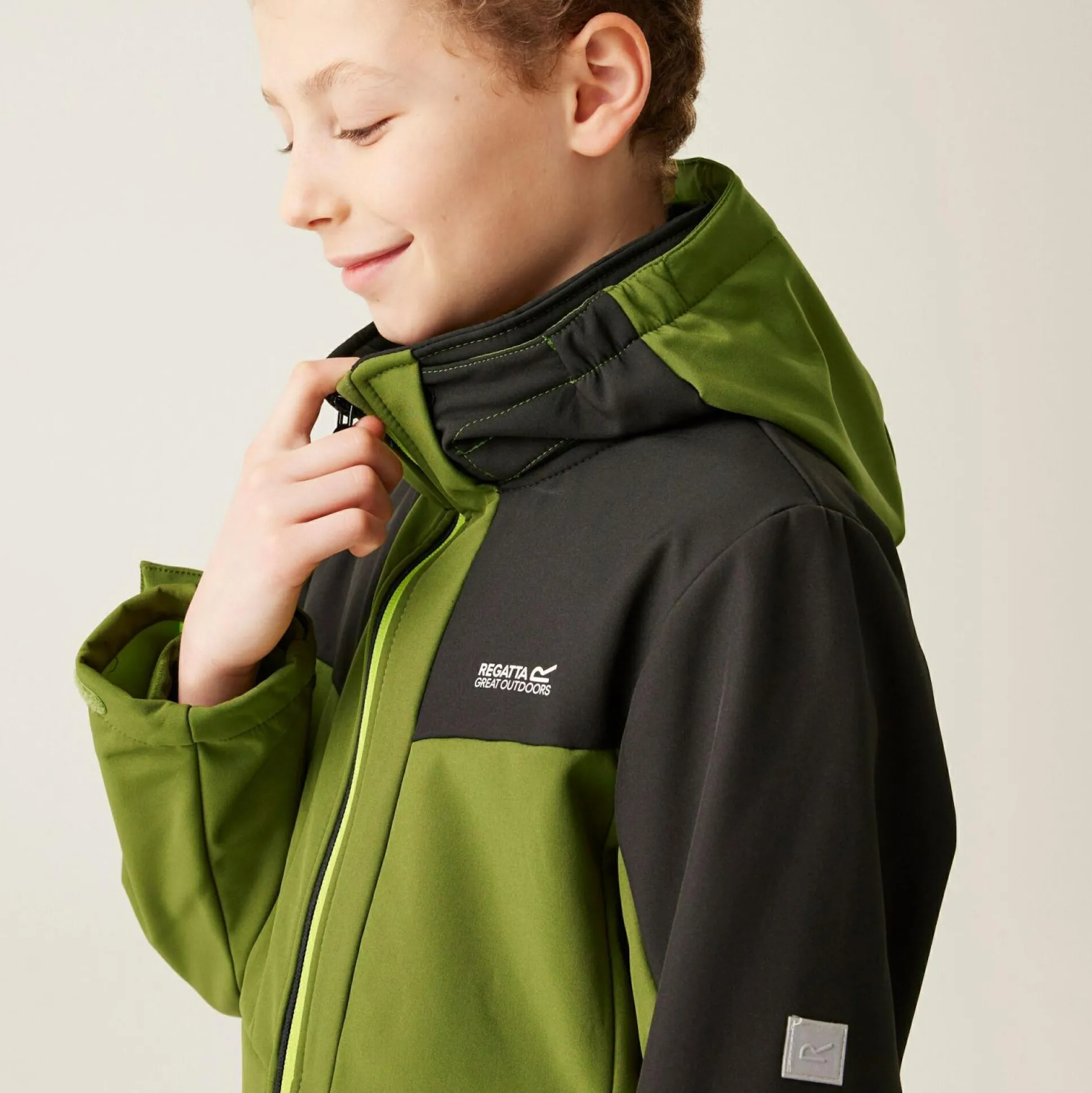 Kids' Haydenbury II Softshell Jacket | Nephrite Green Black