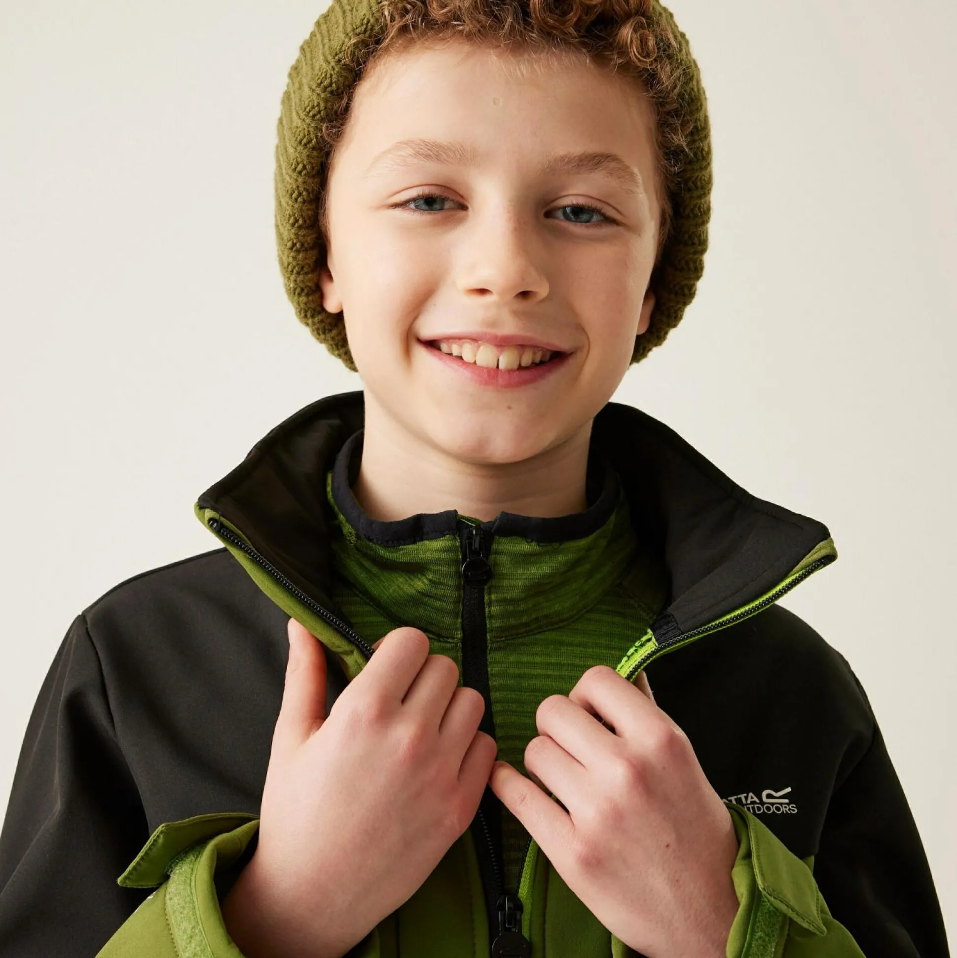 Kids' Haydenbury II Softshell Jacket | Nephrite Green Black