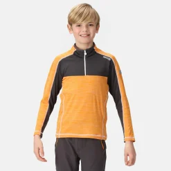 Kids' Hewley Fleece | Apricot Crush Seal Grey