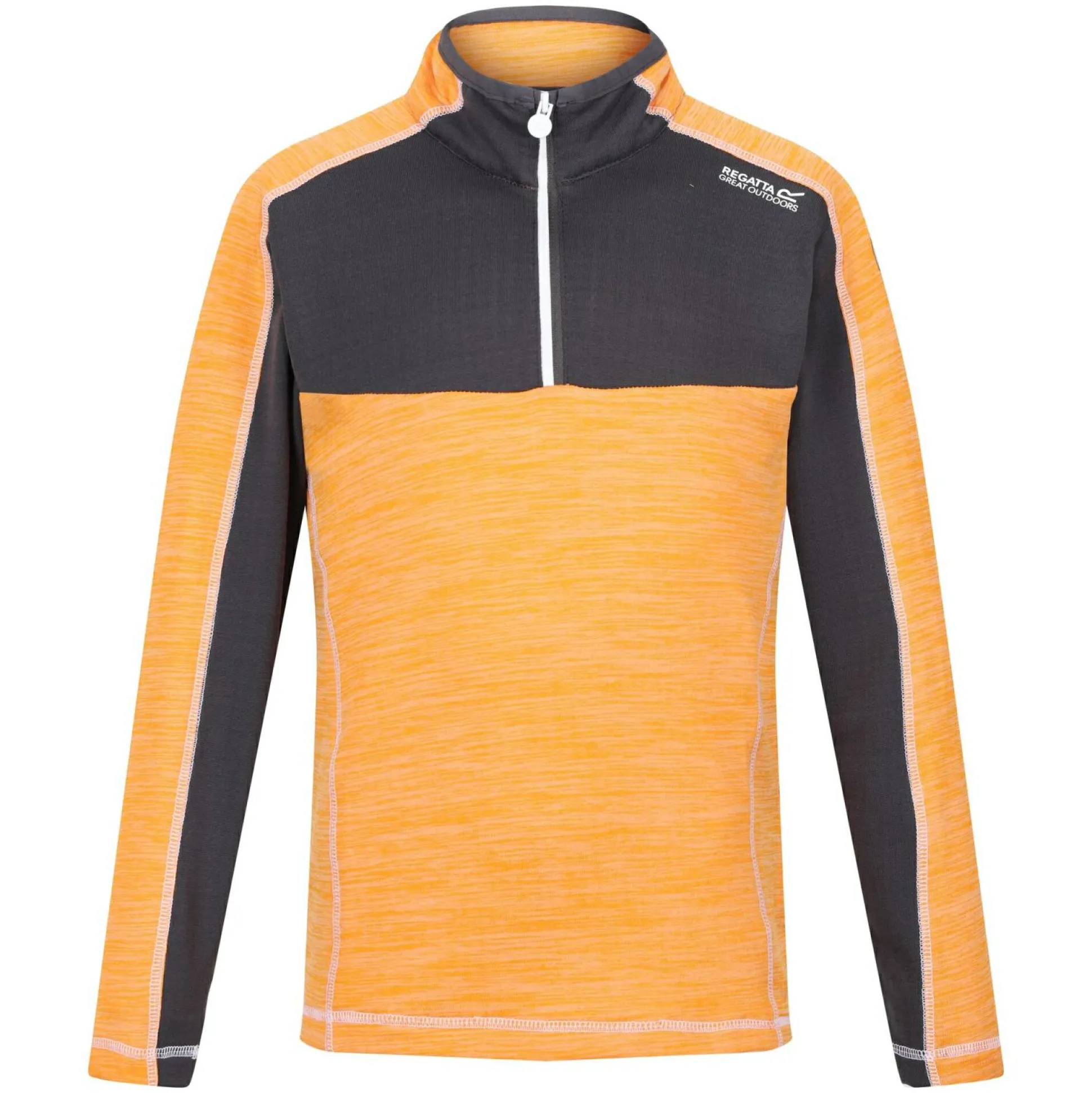 Kids' Hewley Fleece | Apricot Crush Seal Grey