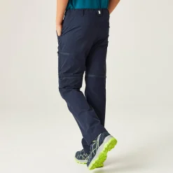 Kids' Highton Stretch Zip Off Walking Trousers | Navy