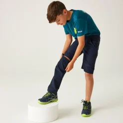 Kids' Highton Stretch Zip Off Walking Trousers | Navy