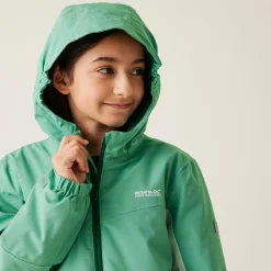 Kids' Highton V Padded Jacket | Dusty Green Rain Forest Green