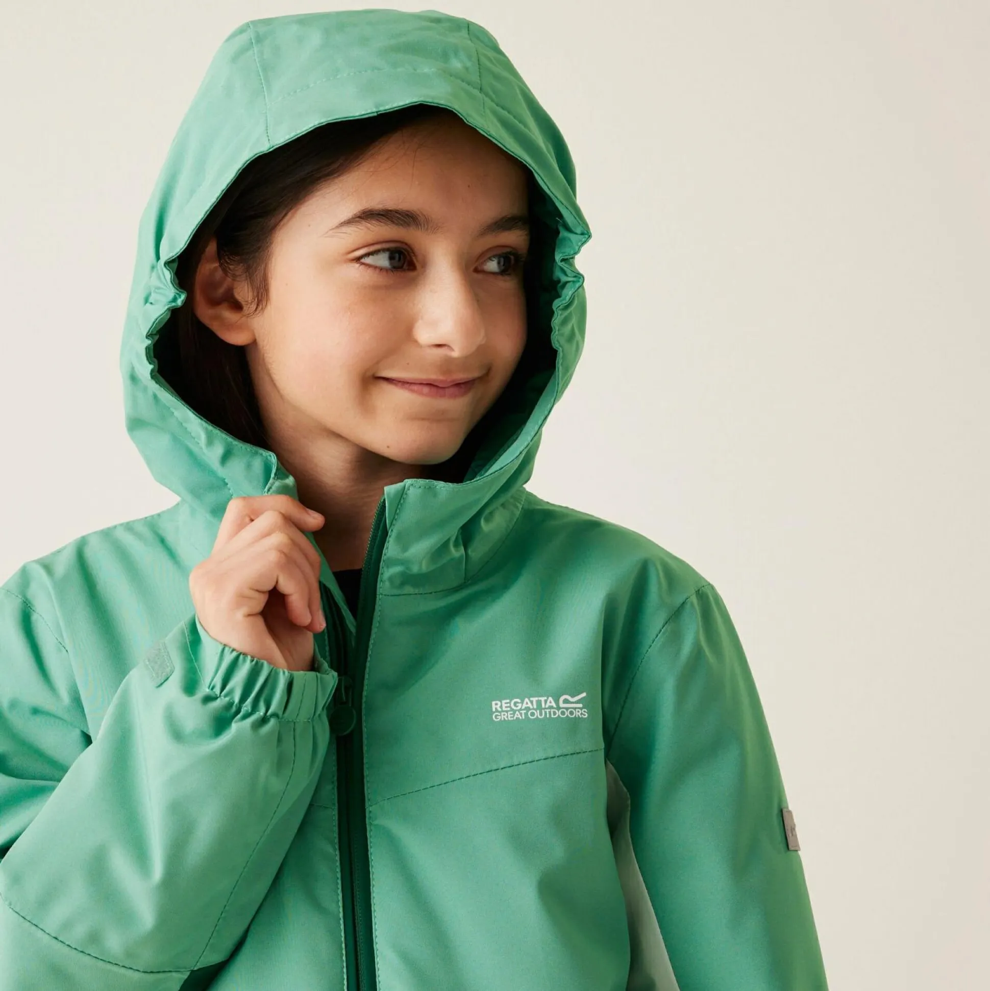 Kids' Highton V Padded Jacket | Dusty Green Rain Forest Green