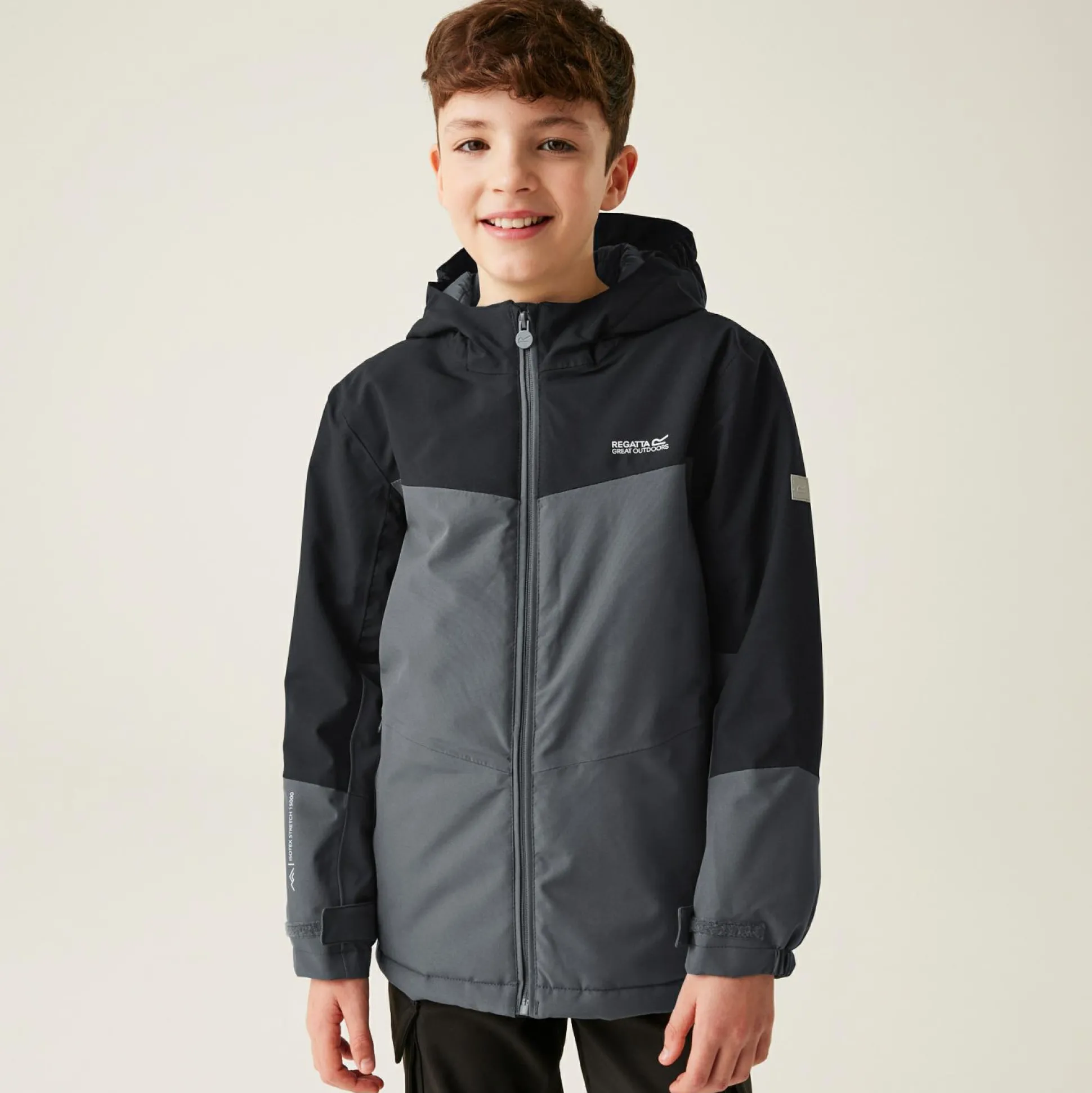 Kids' Highton V Padded Jacket | Seal Grey Black