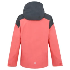 Kids' Highton VI Waterpoof Jacket | Peach Bloom Seal Grey