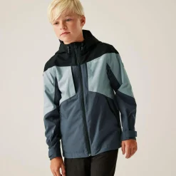 Kids' Highton VI Waterpoof Jacket | Seal Grey Cloudy Grey Black