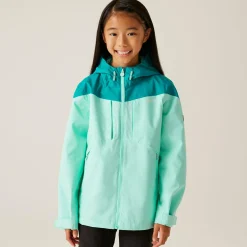 Kids' Highton VI Waterpoof Jacket | Aruba Blue Exotic Plume Icy Morn