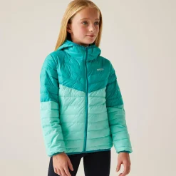 Kids' Hillpack III Hooded Jacket | Aruba Blue Turquoise Exotic Plume