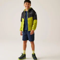 Kids' Hillpack III Hooded Jacket | Grenoble Green Black Wild Lime