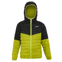 Kids' Hillpack III Hooded Jacket | Grenoble Green Black Wild Lime
