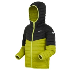 Kids' Hillpack III Hooded Jacket | Grenoble Green Black Wild Lime