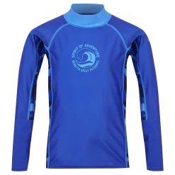 Kids' Hoku II Swim Top | Olympian Blue Elysium Blue Blue Camo