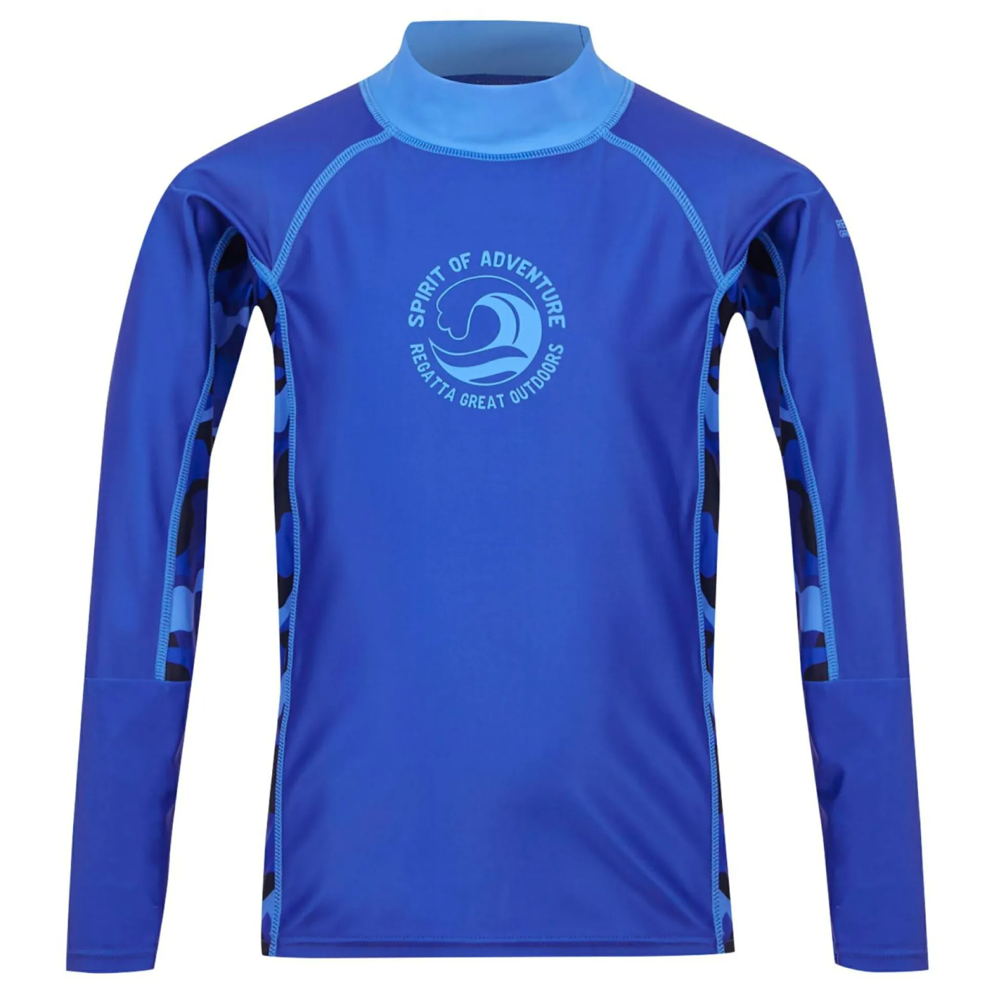 Kids' Hoku II Swim Top | Olympian Blue Elysium Blue Blue Camo