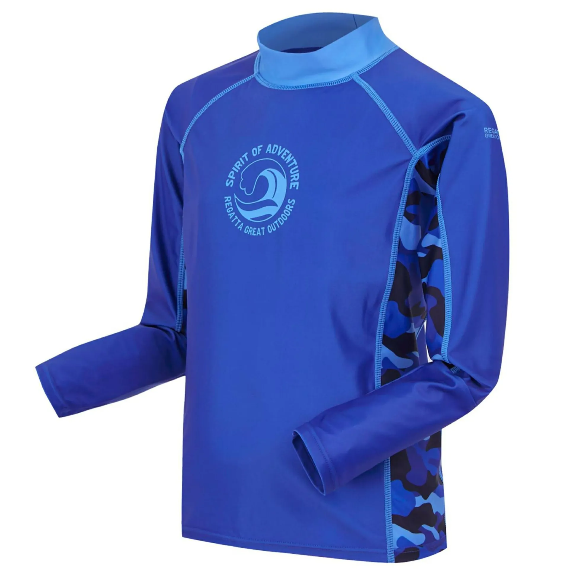 Kids' Hoku II Swim Top | Olympian Blue Elysium Blue Blue Camo