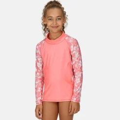 Kids' Hoku Swim Top | Shell Pink Shell Pink Hibiscus