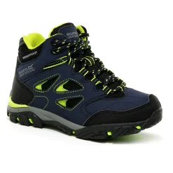 Kids' Holcombe Waterproof Mid Walking Boots | Navy Lime Punch