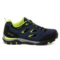 Kids' Holcombe Waterproof Low Walking Shoes | Navy Blazer Lime Punch