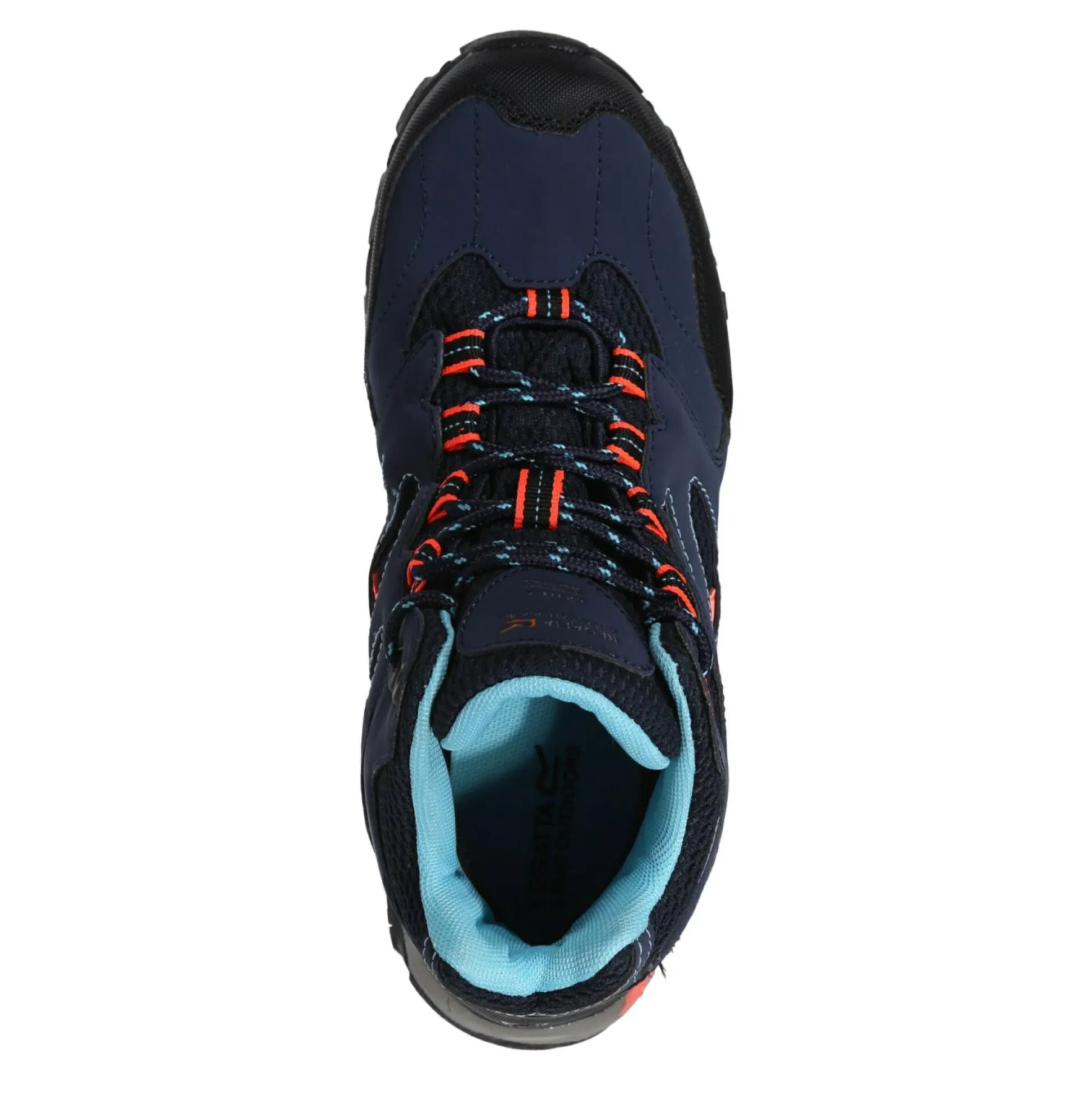 Kids' Holcombe Waterproof Mid Walking Boots | Navy Fiery Coral