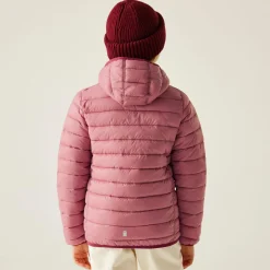 Kids' Hooded Marizion Baffled Jacket | Dusty Rose