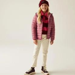 Kids' Hooded Marizion Baffled Jacket | Dusty Rose