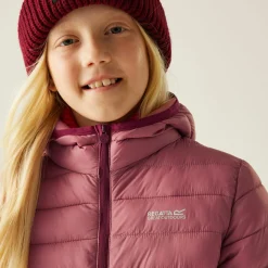 Kids' Hooded Marizion Baffled Jacket | Dusty Rose