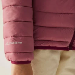 Kids' Hooded Marizion Baffled Jacket | Dusty Rose