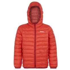 Kids' Hooded Marizion Baffled Jacket | Red Sky Mineral Red