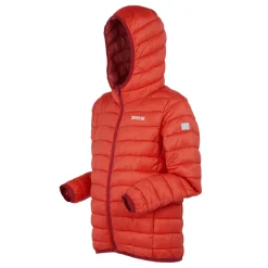Kids' Hooded Marizion Baffled Jacket | Red Sky Mineral Red