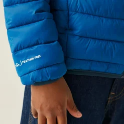 Kids' Hooded Marizion Baffled Jacket | Navy Blue