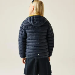 Kids' Hooded Marizion Baffled Jacket | Navy Blue