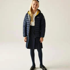 Kids' Hooded Marizion Baffled Jacket | Navy Blue